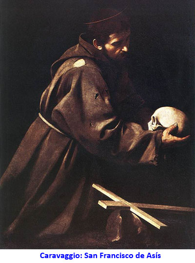 Caravaggio: San Francisco de Asís