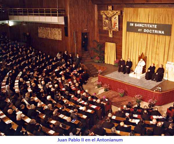 Juan Pablo II en el Antonianum (16-I-1982)
