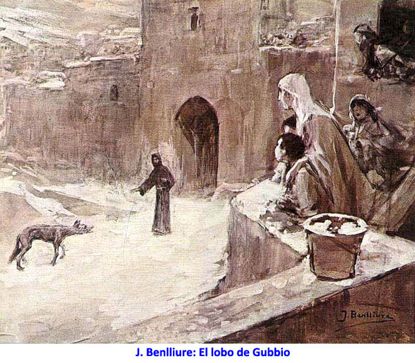 J. Benlliure: El lobo de Gubbio