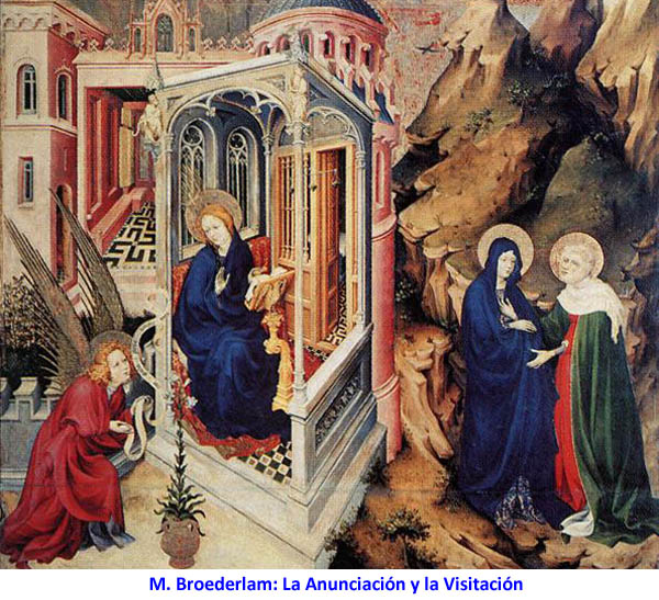 M. Broederlam: La Anunciación y la Visitación
