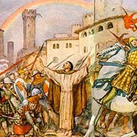 Francisco pacificador en Siena