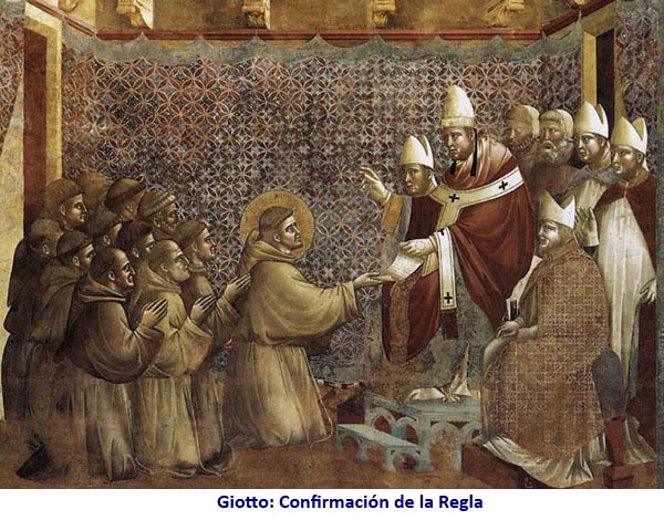 Giotto: Confirmación de la Regla