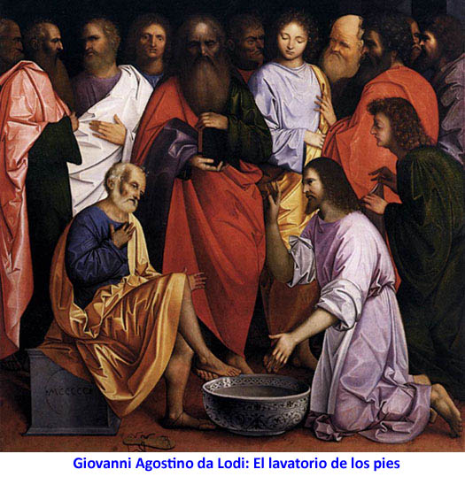 Giovanni Agostino da Lodi: Lavatorio de los pies