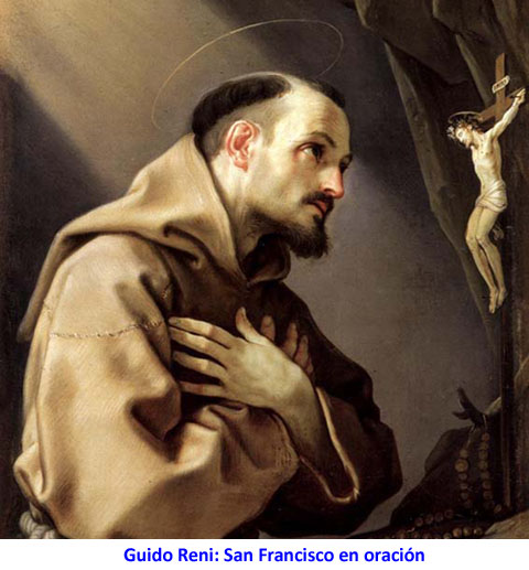 Guido Reni: San Francisco en oración