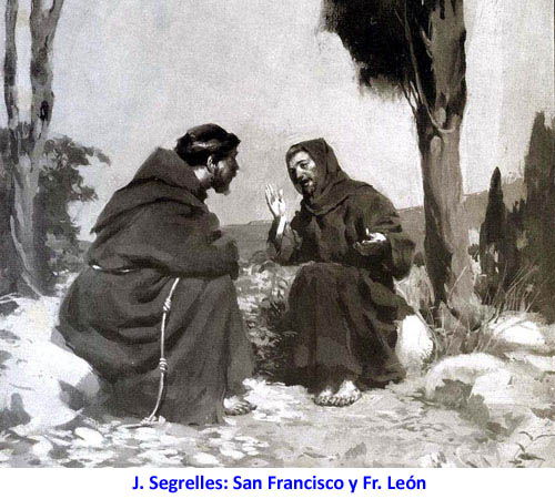 J. Segrelles: San Francisco y Fr. León