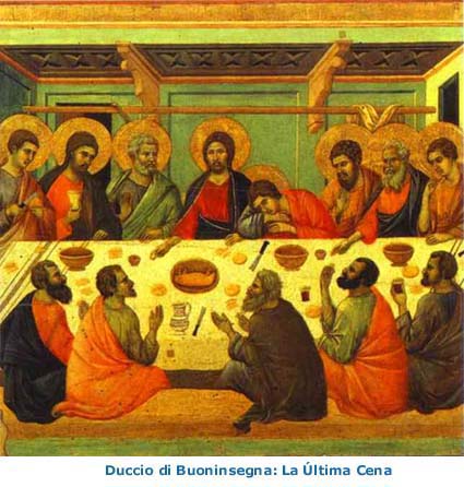 Duccui di Buoninsegna: La última Cena