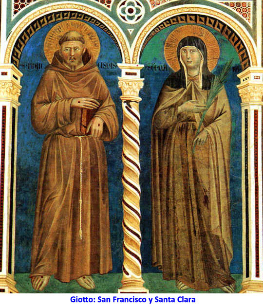Giotto: San Francisco y Santa Clara