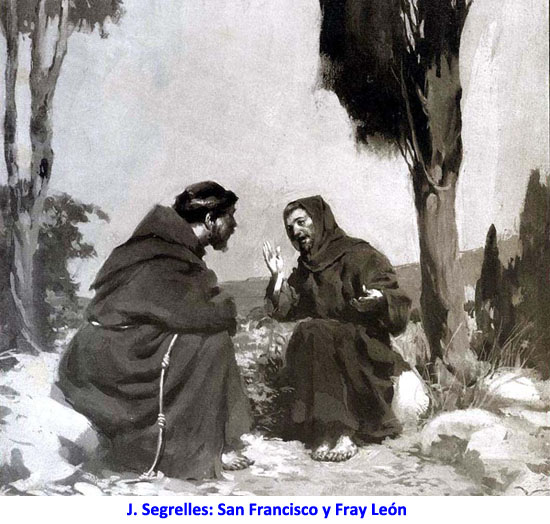 J. Segrelles: San Francisco y Fray León