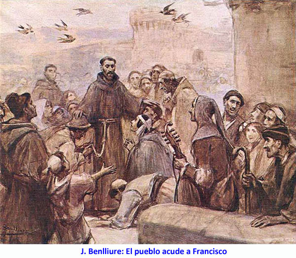 J. Benlliure: El pueblo acude a Francisco