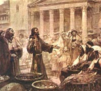 Benlliure: Francisco en la plaza