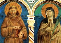 Giotto, San Francisco y Sta. Clara