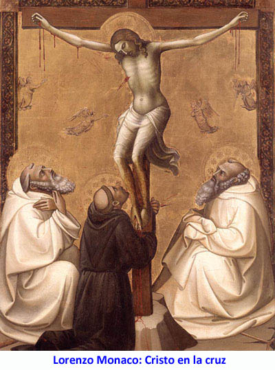Lorenzo Monaco: Cristo en la cruz