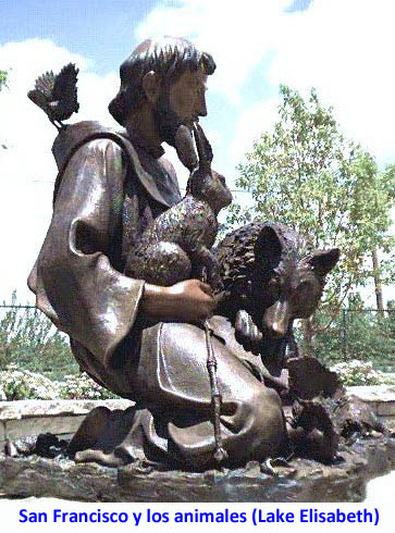 San Francisco y los animales (Lake Elisabeth)