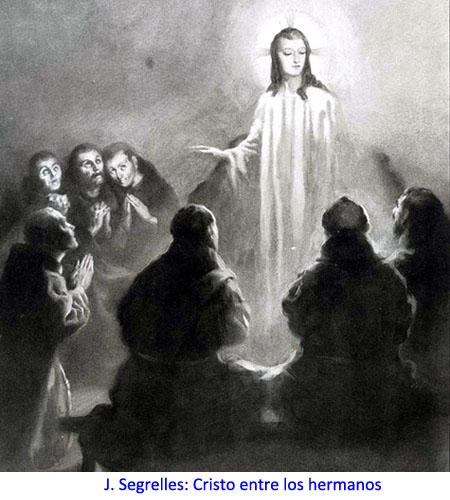 J. Segrelles: Cristo entre los hermanos