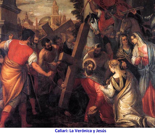 Caliari: La Verónica y Jesús