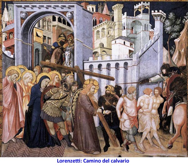 Lorenzetti: Camino del calvario