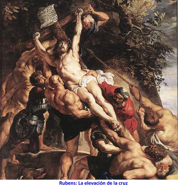 Rubens: La elevación de la cruz