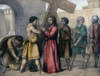 SEGUNDA ESTACIÓN Jesús con la cruz a cuestas