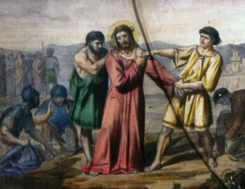 DÉCIMA ESTACIÓN Jesús es despojado de sus vestiduras
