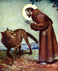 Segrelles13 El lobo de Gubbio