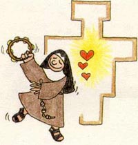 Dibujo Franciscano: San Damin