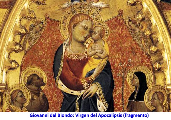 Giovanni del Biondo: Virgen del Apocalipsis (fragmento)