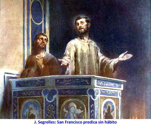 J. Segrelles: San Francisco predica sin hábito