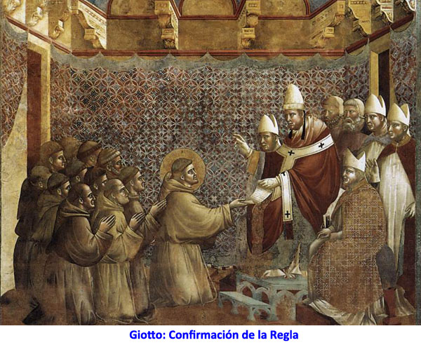 Giotto: Confirmación de la Regla