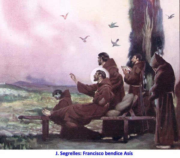 J. Segrelles: Francisco bendice Asís