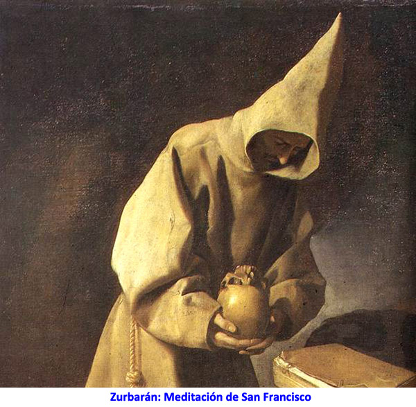 Zurbarán: Meditación de San Francisco
